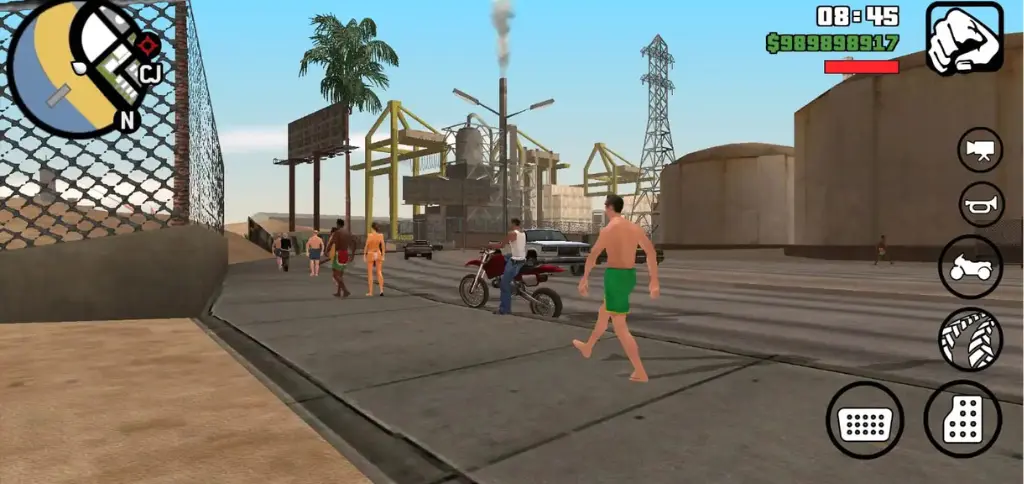 Home 7 HD graphics in GTA San Andreas MOD APK latest version